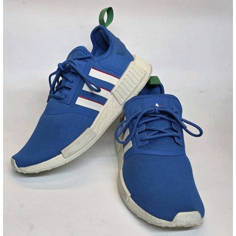 Mens Size 10.5 Adidas NMD_R1 Italy Boost Mesh Knit Running Shoes GX9886